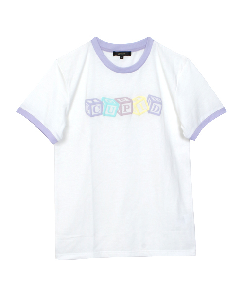 WEGO（ウィゴー）の「【WEGO×AMO】コラボプリントTee（Tシャツ/カットソー・レディース・オフホワイト/ブラック・FREE）」の3枚目の写真