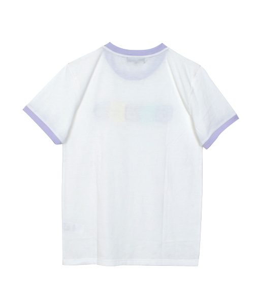 WEGO（ウィゴー）の「【WEGO×AMO】コラボプリントTee（Tシャツ/カットソー・レディース・オフホワイト/ブラック・FREE）」の4枚目の写真