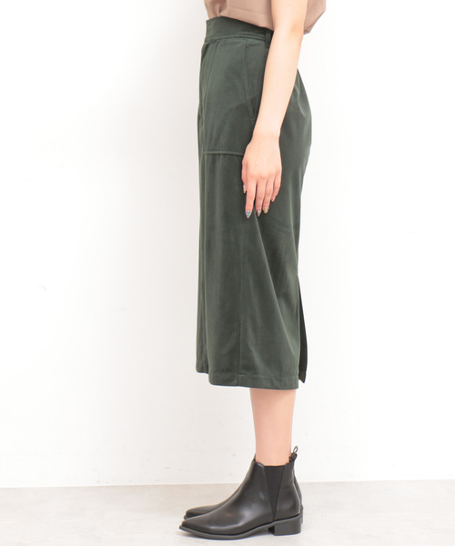 N.（N. Natural Beauty Basic）（エヌエヌナチュラルビューティーベーシック）の「◆起毛カルゼタイトスカート（スカート・レディース・ネイビー/ボルドー/グリーン・MEDIUM）」の18枚目の写真