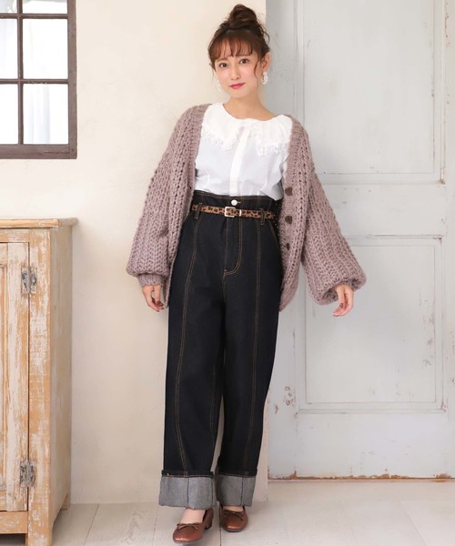 one after another NICE CLAUP（ワンアフターアナザーナイスクラップ）の「襟レースブラウス（シャツ/ブラウス・レディース・ベージュ/オフホワイト/ブラウン系その他・FREE）」の13枚目の写真