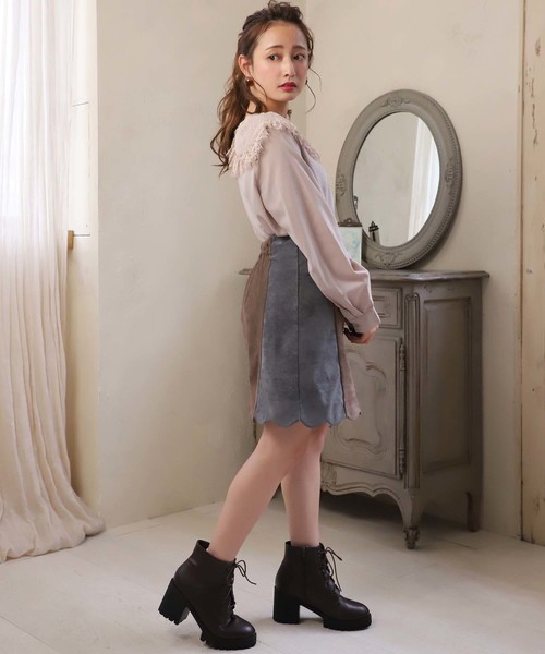 one after another NICE CLAUP（ワンアフターアナザーナイスクラップ）の「襟レースブラウス（シャツ/ブラウス・レディース・ベージュ/オフホワイト/ブラウン系その他・FREE）」の16枚目の写真