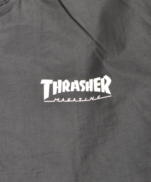 THRASHER（スラッシャー）の「【STARTER BLACK LABEL】ｘTHRASHER/スラッシャー NYLON JACKET（ナイロンジャケット・メンズ・ブラック・M/L/XL）」の8枚目の写真