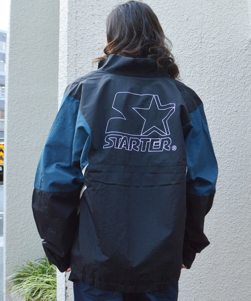 THRASHER（スラッシャー）の「【STARTER BLACK LABEL】ｘTHRASHER/スラッシャー NYLON JACKET（ナイロンジャケット・メンズ・ブラック・M/L/XL）」の6枚目の写真