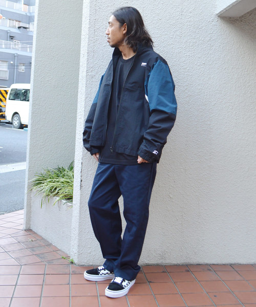 THRASHER（スラッシャー）の「【STARTER BLACK LABEL】ｘTHRASHER/スラッシャー NYLON JACKET（ナイロンジャケット・メンズ・ブラック・M/L/XL）」の5枚目の写真