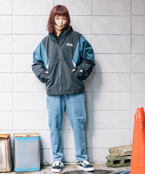 THRASHER（スラッシャー）の「【STARTER BLACK LABEL】ｘTHRASHER/スラッシャー NYLON JACKET（ナイロンジャケット・メンズ・ブラック・M/L/XL）」の3枚目の写真