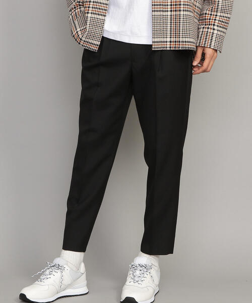 BEAUTY&YOUTH UNITED ARROWS（ビューティーアンドユースユナイテッドアローズ）の「BY トロピカル 1P ワイド テーパード アンクルパンツ（スラックス・メンズ・ブラック/ベージュ/ネイビー・LARGE/MEDIUM/X-LARGE/SMALL）」の5枚目の写真
