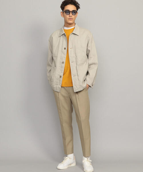 BEAUTY&YOUTH UNITED ARROWS（ビューティーアンドユースユナイテッドアローズ）の「BY トロピカル 1P ワイド テーパード アンクルパンツ（スラックス・メンズ・ブラック/ベージュ/ネイビー・LARGE/MEDIUM/X-LARGE/SMALL）」の15枚目の写真