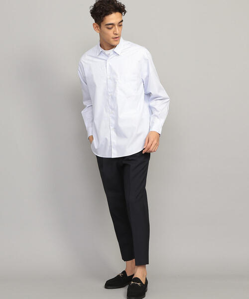 BEAUTY&YOUTH UNITED ARROWS（ビューティーアンドユースユナイテッドアローズ）の「BY トロピカル 1P ワイド テーパード アンクルパンツ（スラックス・メンズ・ブラック/ベージュ/ネイビー・LARGE/MEDIUM/X-LARGE/SMALL）」の19枚目の写真