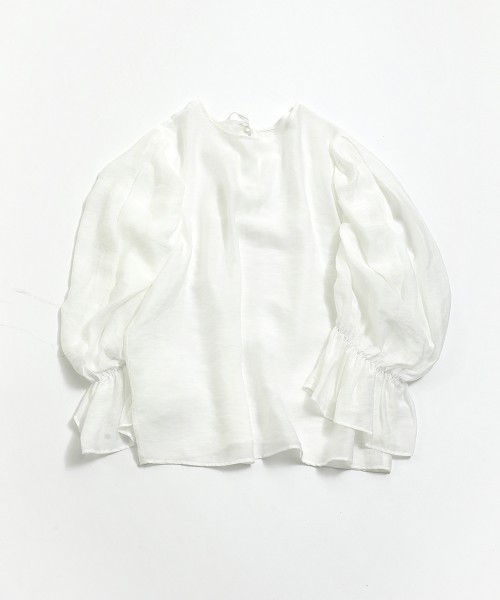 TODAYFUL（トゥデイフル）の「2WAYシルケットブラウス（シャツ/ブラウス・レディース・ホワイト/ブラック・FREE）」の12枚目の写真