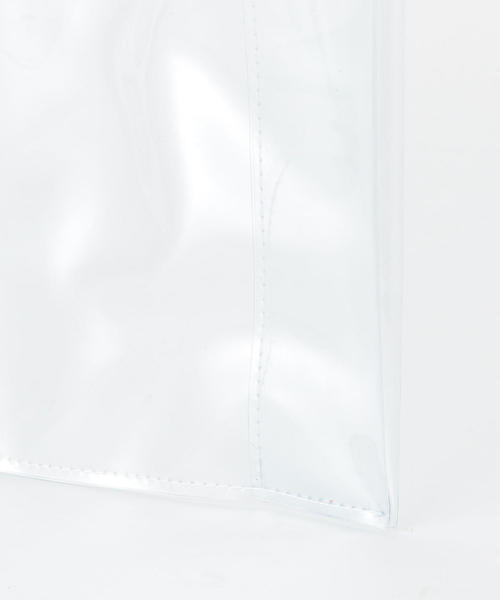 EMMEL REFINES（エメルリファインズ）の「FC ”EMMEL REFINES” LOGO PVC バッグ（トートバッグ・レディース・ブラック/ホワイト・FREE）」の3枚目の写真