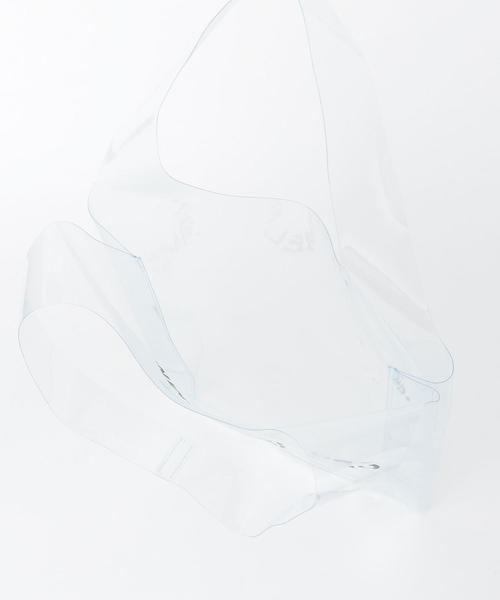 EMMEL REFINES（エメルリファインズ）の「FC ”EMMEL REFINES” LOGO PVC バッグ（トートバッグ・レディース・ブラック/ホワイト・FREE）」の5枚目の写真