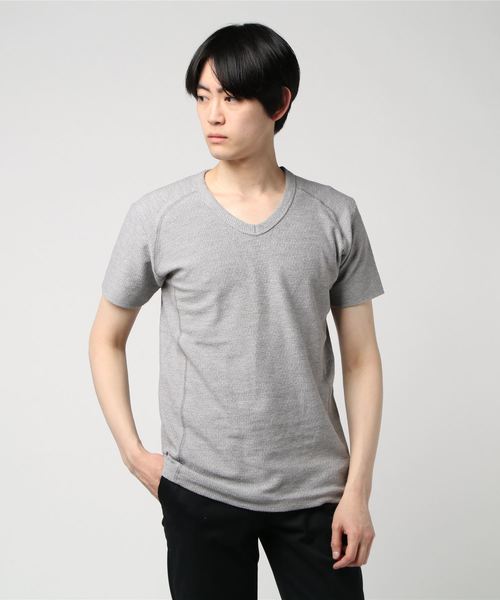 AKM（エイケイエム）の「S/S LEON-T（Tシャツ/カットソー・メンズ・ホワイト/ブラック/ネイビー/トップグレー・MEDIUM/LARGE）」の3枚目の写真