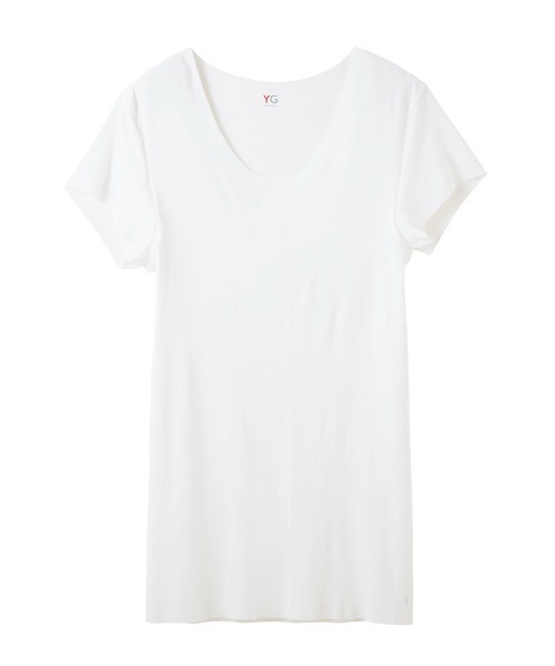 in.T（インティー）の「これ一枚でTシャツスタイルのお悩みを解決！『in.T』クルーネックTシャツ（インナーウェア/肌着・メンズ・ライトベージュ/ブラック/ホワイト/オレンジ/ピンク/オリーブ・LARGE/MEDIUM/X-LARGE/SMALL）」の2枚目の写真