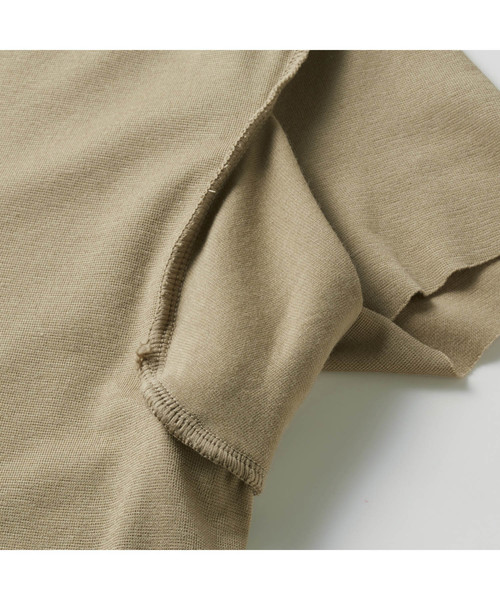 in.T（インティー）の「これ一枚でTシャツスタイルのお悩みを解決！『in.T』クルーネックTシャツ（インナーウェア/肌着・メンズ・ライトベージュ/ブラック/ホワイト/オレンジ/ピンク/オリーブ・LARGE/MEDIUM/X-LARGE/SMALL）」の9枚目の写真