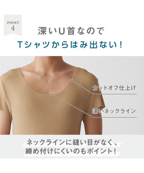 in.T（インティー）の「これ一枚でTシャツスタイルのお悩みを解決！『in.T』クルーネックTシャツ（インナーウェア/肌着・メンズ・ライトベージュ/ブラック/ホワイト/オレンジ/ピンク/オリーブ・LARGE/MEDIUM/X-LARGE/SMALL）」の17枚目の写真