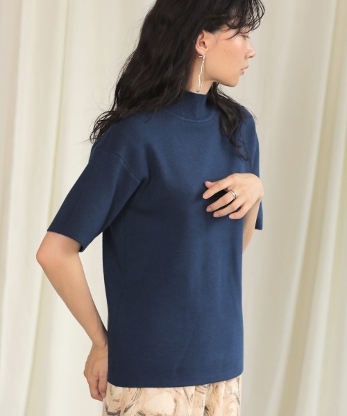 ARCHIVIO 半袖ハイネックトップス 楽天市場】半袖 半袖 秋 ハイネック トップス レディース 夏 T