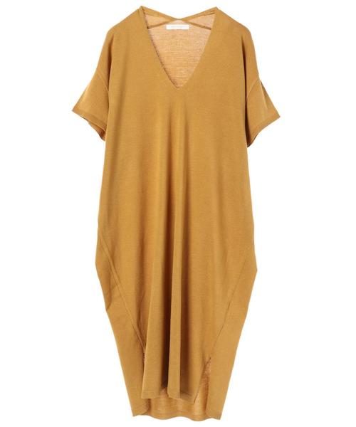 AMERICAN HOLIC（アメリカンホリック）の「バックボリュームワンピース＊（ワンピース・レディース・ブラック/オフホワイト/グリーン/マスタード・FREE）」の18枚目の写真