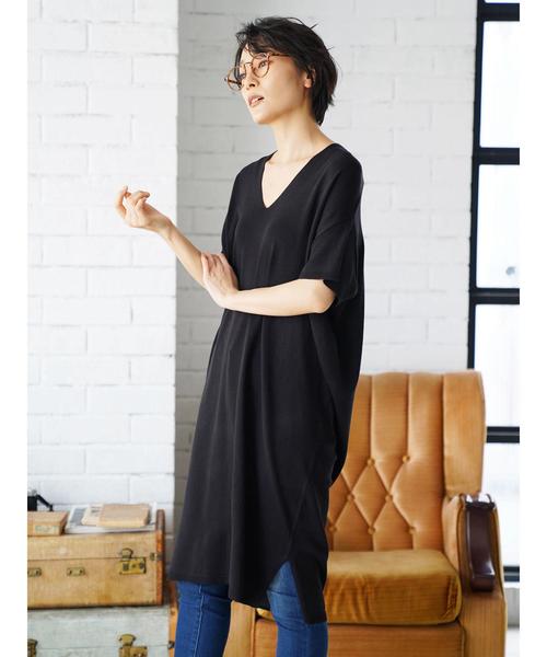 AMERICAN HOLIC（アメリカンホリック）の「バックボリュームワンピース＊（ワンピース・レディース・ブラック/オフホワイト/グリーン/マスタード・FREE）」の13枚目の写真