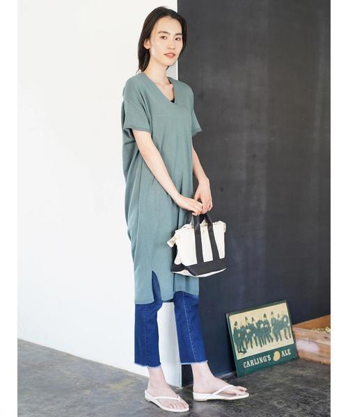 AMERICAN HOLIC（アメリカンホリック）の「バックボリュームワンピース＊（ワンピース・レディース・ブラック/オフホワイト/グリーン/マスタード・FREE）」の19枚目の写真