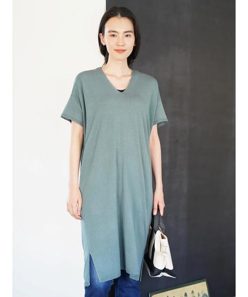 AMERICAN HOLIC（アメリカンホリック）の「バックボリュームワンピース＊（ワンピース・レディース・ブラック/オフホワイト/グリーン/マスタード・FREE）」の17枚目の写真