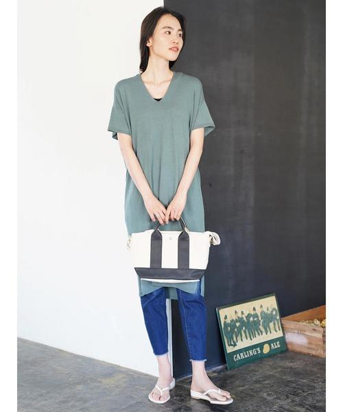 AMERICAN HOLIC（アメリカンホリック）の「バックボリュームワンピース＊（ワンピース・レディース・ブラック/オフホワイト/グリーン/マスタード・FREE）」の11枚目の写真