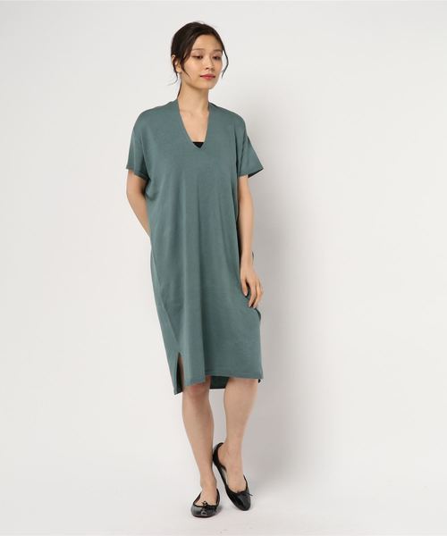 AMERICAN HOLIC（アメリカンホリック）の「バックボリュームワンピース＊（ワンピース・レディース・ブラック/オフホワイト/グリーン/マスタード・FREE）」の12枚目の写真