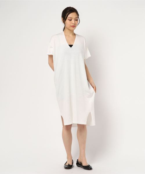 AMERICAN HOLIC（アメリカンホリック）の「バックボリュームワンピース＊（ワンピース・レディース・ブラック/オフホワイト/グリーン/マスタード・FREE）」の9枚目の写真