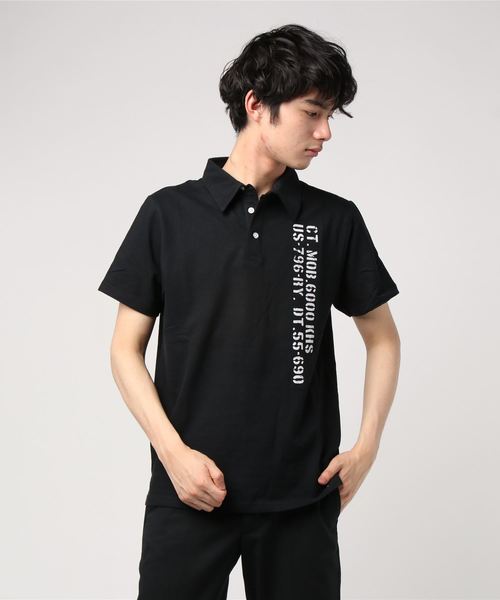 VIBGYOR(ヴィブジョー)の「アンサンブル ミリタリーポロ (RM)(ポロシャツ・メンズ・ホワイト/ブラック/グレー/ピンク・MEDIUM/LARGE/X-LARGE)」の7枚目の写真