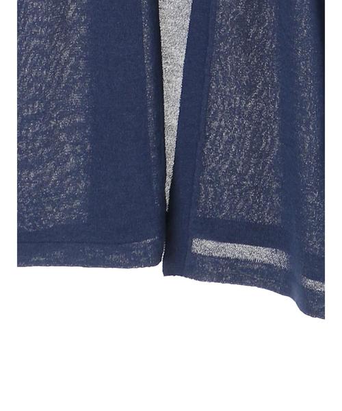 AMERICAN HOLIC（アメリカンホリック）の「接触冷感ロングニットカーディガン（カーディガン/ボレロ・レディース・ブラック/ネイビー/イエロー/アイボリー/モカ・M/L）」の10枚目の写真