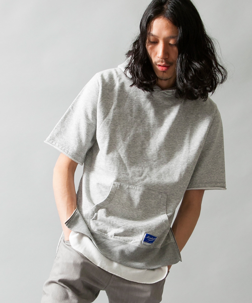 MONKEY TIME(モンキータイム)の「MT∴ ミニウラケ サイドジップ パーカー 5SL(パーカー・メンズ・ホワイト/グレー・LARGE/MEDIUM/SMALL/X-LARGE)」の1枚目の写真
