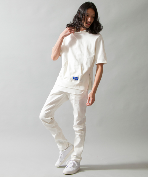 MONKEY TIME(モンキータイム)の「MT∴ ミニウラケ サイドジップ パーカー 5SL(パーカー・メンズ・ホワイト/グレー・LARGE/MEDIUM/SMALL/X-LARGE)」の6枚目の写真