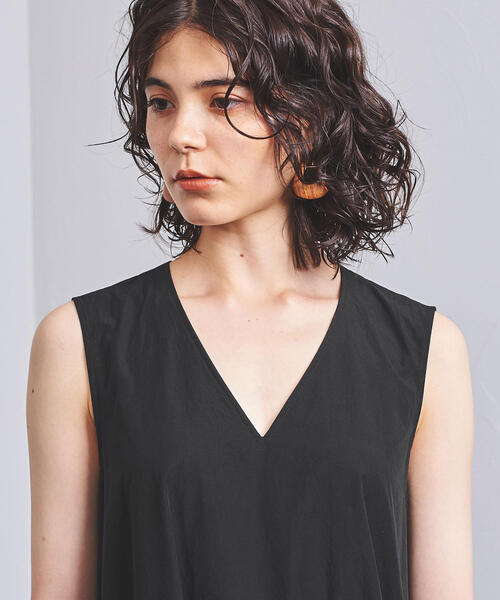 美品 ユナイテッドアローズ ロングジレ ブラック ベルト付き size SHORTあり］ロングジレ