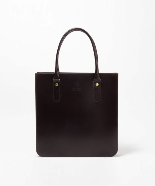 GLENROYAL（グレンロイヤル）の「【グレンロイヤル/GLENROYAL】2HANDLE ZIP TOP TOTE BAG/2ハンドルジップトップトートバッグ（トートバッグ・メンズ・ライトブラウン/ダークブルー/ブラック/ダークブラウン・00）」の5枚目の写真