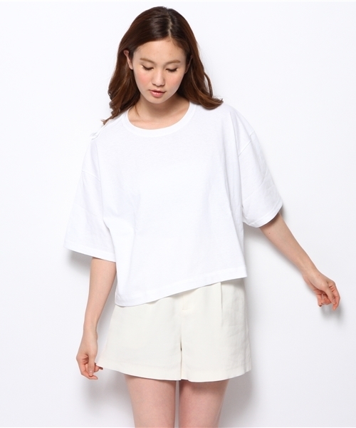 BEAMS BOY（ビームスボーイ）の「les Briqu’a braque / バックリボン Tシャツ（Tシャツ/カットソー・レディース・ホワイト/グレー・ONE SIZE）」の7枚目の写真