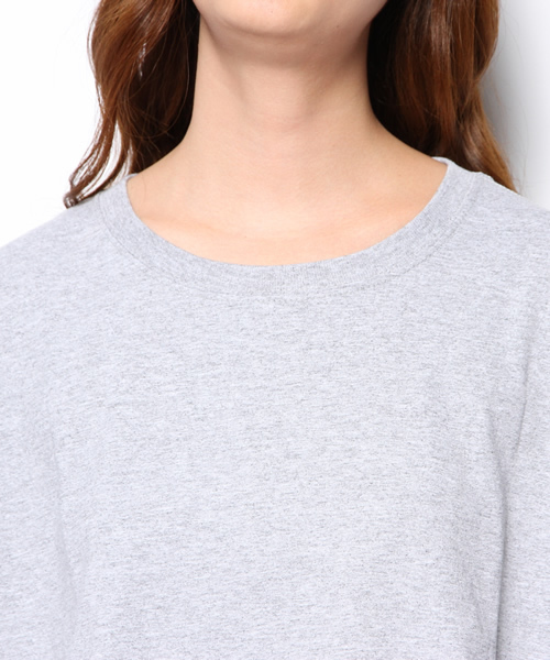 BEAMS BOY（ビームスボーイ）の「les Briqu’a braque / バックリボン Tシャツ（Tシャツ/カットソー・レディース・ホワイト/グレー・ONE SIZE）」の3枚目の写真