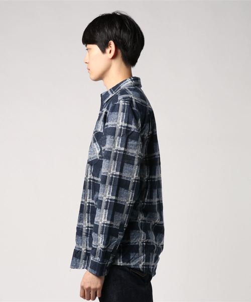 Hurley (ハーレー)の「RYDER FLANNEL LS/ハーレー メンズ 長袖 チェックシャツ カジュアル(シャツ/ブラウス・メンズ・ブラック/ネイビー/レッド系その他・SMALL/MEDIUM/LARGE)」の4枚目の写真