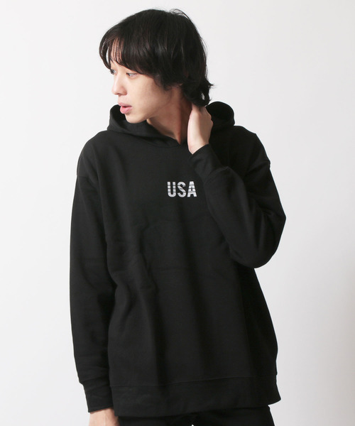 SHISKY(シスキー)の「プリントBIGパーカー(パーカー・メンズ・A/B/C/D/E/F/G/H/I/J/K/L/M/N/O/P/Q/R/S/T・M/L/XL)」の11枚目の写真