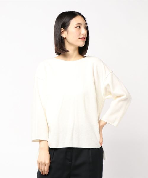 1er Arrondissement（プルミエアロンディスモン）の「メルトントップス（シャツ/ブラウス・レディース・グレー/カーキ/ホワイト・36/38）」の2枚目の写真