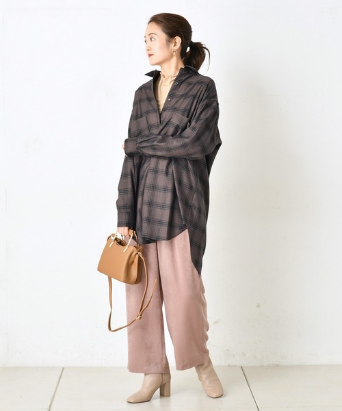 DouDou（ドゥドゥ）の「メロータートル（Tシャツ/カットソー・レディース・ホワイト/ブラック/ベージュ/ライトグレー・FREE）」の5枚目の写真