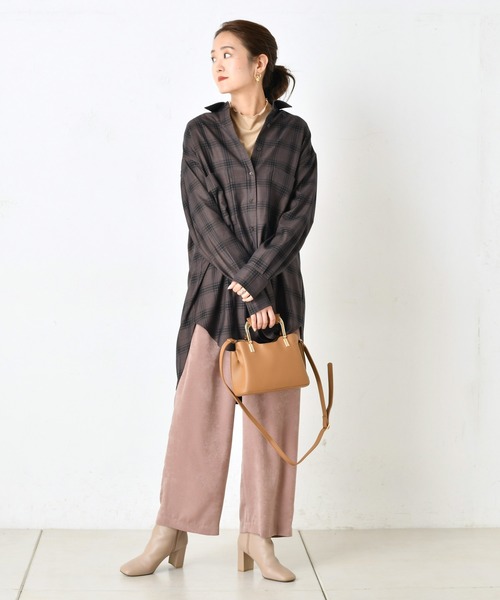 DouDou（ドゥドゥ）の「メロータートル（Tシャツ/カットソー・レディース・ホワイト/ブラック/ベージュ/ライトグレー・FREE）」の8枚目の写真