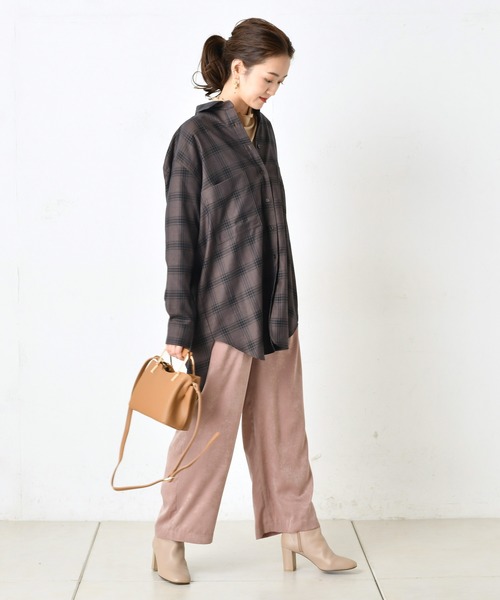 DouDou（ドゥドゥ）の「メロータートル（Tシャツ/カットソー・レディース・ホワイト/ブラック/ベージュ/ライトグレー・FREE）」の9枚目の写真