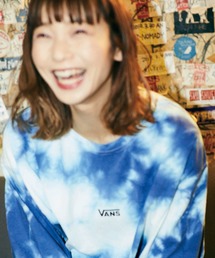 VANS�i�o���Y�j�́uVANS ���@���Y VA20SS-MT09 Tie Dye L/S T-Shirt BLUE�iT�V���c/�J�b�g�\�[�j�v