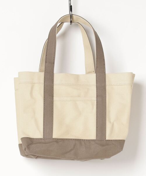 Hawk Company（ホークカンパニー）の「【Hawk Company】ロイヤルキャンバスビーントート/ペットボトルポケット/4071/4071-1/4067（トートバッグ・レディース・ベージュ/ブラック/オフホワイト/グレー/グレー系その他2/ブラック系その他2/ホワイト系その他2/イエロー/ブラウン/ブラック系その他3/グレー系その他3/ベージュ系2・FREE）」の11枚目の写真