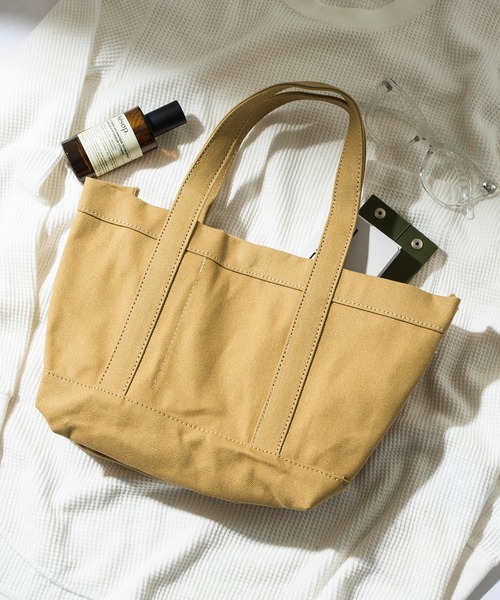 Hawk Company（ホークカンパニー）の「【Hawk Company】ロイヤルキャンバスビーントート/ペットボトルポケット/4071/4071-1/4067（トートバッグ・レディース・ベージュ/ブラック/オフホワイト/グレー/グレー系その他2/ブラック系その他2/ホワイト系その他2/イエロー/ブラウン/ブラック系その他3/グレー系その他3/ベージュ系2・FREE）」の10枚目の写真