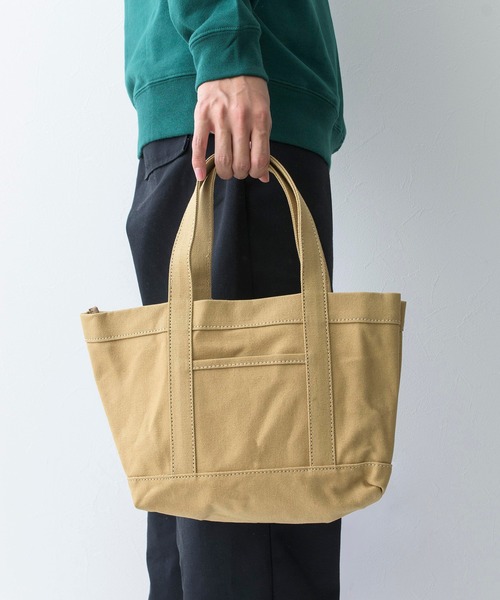 Hawk Company（ホークカンパニー）の「【Hawk Company】ロイヤルキャンバスビーントート/ペットボトルポケット/4071/4071-1/4067（トートバッグ・レディース・ベージュ/ブラック/オフホワイト/グレー/グレー系その他2/ブラック系その他2/ホワイト系その他2/イエロー/ブラウン/ブラック系その他3/グレー系その他3/ベージュ系2・FREE）」の16枚目の写真