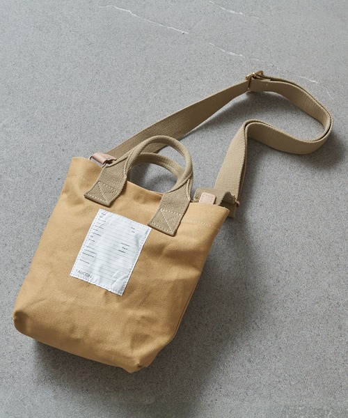 Hawk Company（ホークカンパニー）の「【Hawk Company】ロイヤルキャンバスビーントート/ペットボトルポケット/4071/4071-1/4067（トートバッグ・レディース・ベージュ/ブラック/オフホワイト/グレー/グレー系その他2/ブラック系その他2/ホワイト系その他2/イエロー/ブラウン/ブラック系その他3/グレー系その他3/ベージュ系2・FREE）」の17枚目の写真