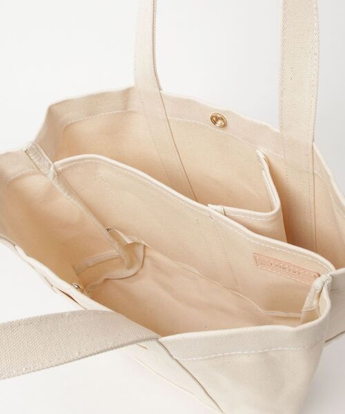 Hawk Company（ホークカンパニー）の「【Hawk Company】ロイヤルキャンバスビーントート/ペットボトルポケット/4071/4071-1/4067（トートバッグ・レディース・ベージュ/ブラック/オフホワイト/グレー/グレー系その他2/ブラック系その他2/ホワイト系その他2/イエロー/ブラウン/ブラック系その他3/グレー系その他3/ベージュ系2・FREE）」の20枚目の写真