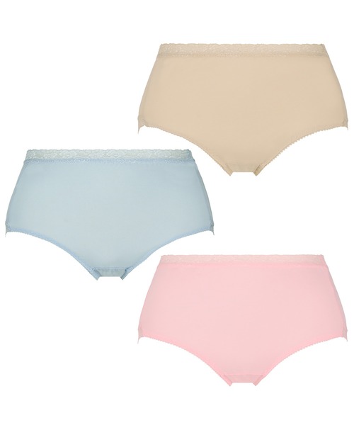 Triumph(トリンプ)の「トリンプ はきこみ深めショーツ907-2SHORTS 907-2 Maxi(ショーツ・レディース・ベージュ/ピンク/ブルー・M/L/X-LARGE)」の9枚目の写真