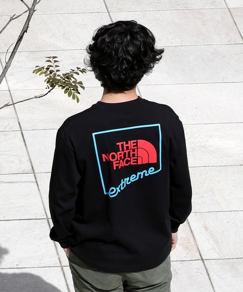 THE NORTH FACE(ザノースフェイス)の「THE NORTH FACE L/S Extreme Tee ロングスリーブ エクストリーム Tシャツ NT32032(Tシャツ/カットソー・メンズ・ホワイト/ブラック・X-LARGE/LARGE/MEDIUM/SMALL)」の2枚目の写真