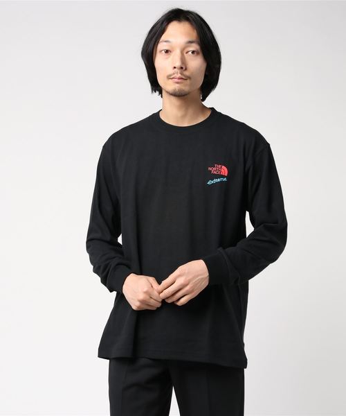 THE NORTH FACE(ザノースフェイス)の「THE NORTH FACE L/S Extreme Tee ロングスリーブ エクストリーム Tシャツ NT32032(Tシャツ/カットソー・メンズ・ホワイト/ブラック・X-LARGE/LARGE/MEDIUM/SMALL)」の6枚目の写真